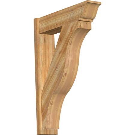 Ekena Millwork Funston Rough Sawn Traditional Outlooker, Western Red Cedar, 8"W x 32"D x 44"H OUT08X32X44FST01RWR